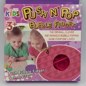 Push N Pop Bubble Fidget Stress Relief Toy - Pink
